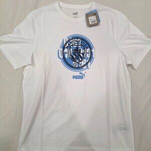 Manchester City Puma T-Shirt Men's Size Large